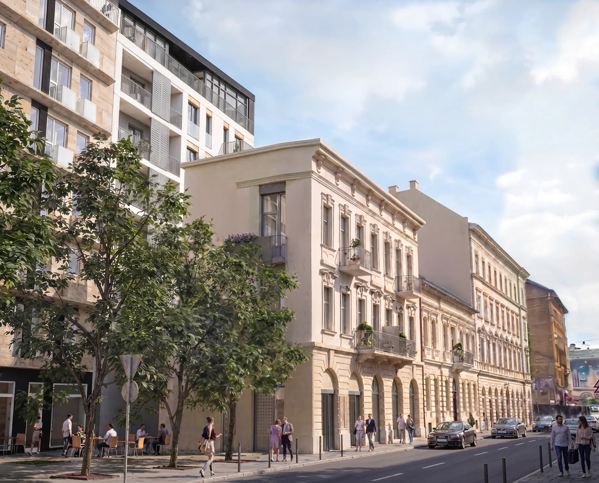 YARA Residence street view, rendering